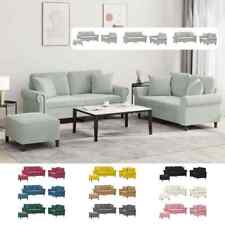 Sofa Set Accent Loveseat Couch Settee for Living Room 2 Piece Velvet vidaXL