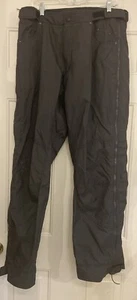 Planet Snow Men’s Black Size 38 Snow Pants Full Zipper Legs VTG 1990S - Picture 1 of 5