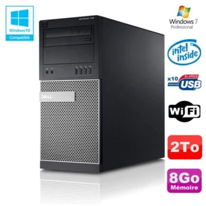 PC tour DELL OptiPlex 790 Intel G630 2,7Ghz 8Go Scheibe 2000Go DVD Wifi Win 7 - Bild 1 von 1