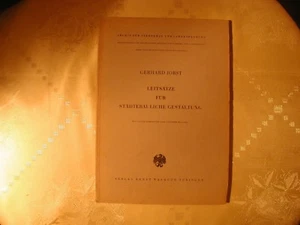 Gerhard Jobst Leitsätze für Städtebauliche Gestaltung 1949 - Picture 1 of 2