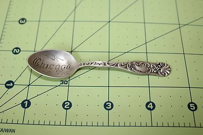 Antique Sterling Silver  Spoon 'Marquis' Pattern Frank Whiting 1889 Chicago - Image 1 of 4