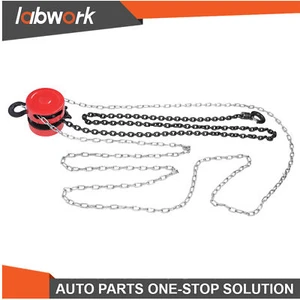 Labwork 2200lbs Capacity 10ft Lift Manual Steel Chain Hoist W/ 360° Swivel Hooks - Picture 1 of 12
