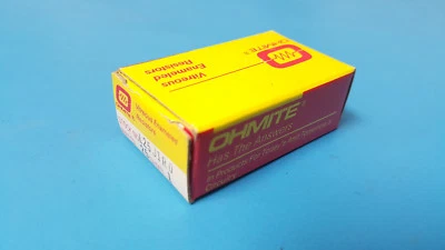 (2 pcs) Power Resistor, Wirewound Chassis Mount, 1 Ohms ±5% 25W, OHMITE, L25J1R0 - Image 1 of 4