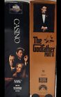 The Godfather Part Ii (Vhs, 1997, 2-Tape Set Plus Casino 1995 Vtg ??