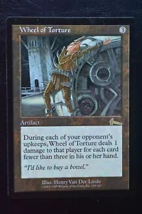 Magic The Gathering MTG RUEDA DE TORTURA Urza's Legacy LP ligeramente jugado - Imagen 1 de 2