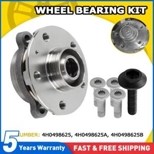 Front Hub Wheel Bearing & Bolts Kit 4H0498625 For Audi A4 A5 A6 A7 A8 Q5 2.0 TDI - Picture 1 of 17