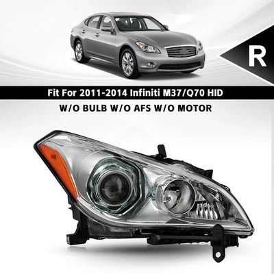 HID/Xenon Headlight For 2011-2014 Infiniti M37/Q70 w/o AFS w/o Bulb Right Side - Изображение 1 из 4
