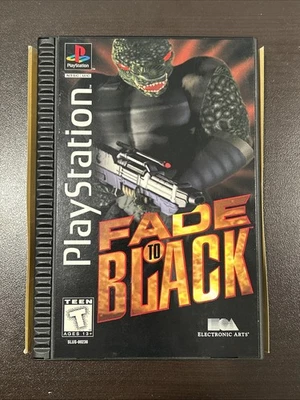 Fade to Black Long Box (PS1) CIB Complete + Insert + Foam! US Ver! Tested Nice - Image 1 of 4