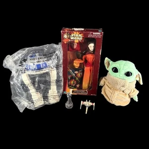 Star Wars Episode I Queen Amidala & Baby Yoda Plush Set - Picture 1 of 11