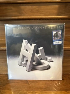 REO SPEEDWAGON - THE HITS Limited Edition Black & White Splatter Vinyl - New - Picture 1 of 2