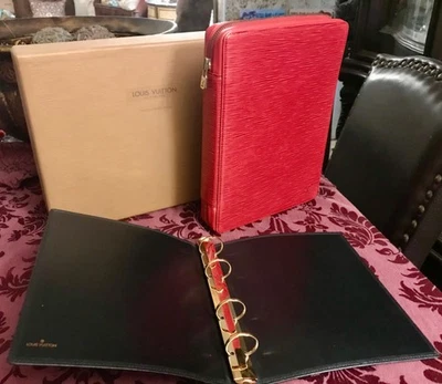 Louis Vuitton Agenda Voyage Epi XL Leather Cover & Agenda GM Ring Binder - Image 1 of 4