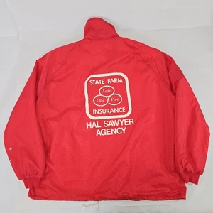 Chaqueta de Seguro State Farm De Colección Roja Talla XL Arco Iris Ropa Deportiva Béisbol LEER⬇ - Imagen 1 de 17