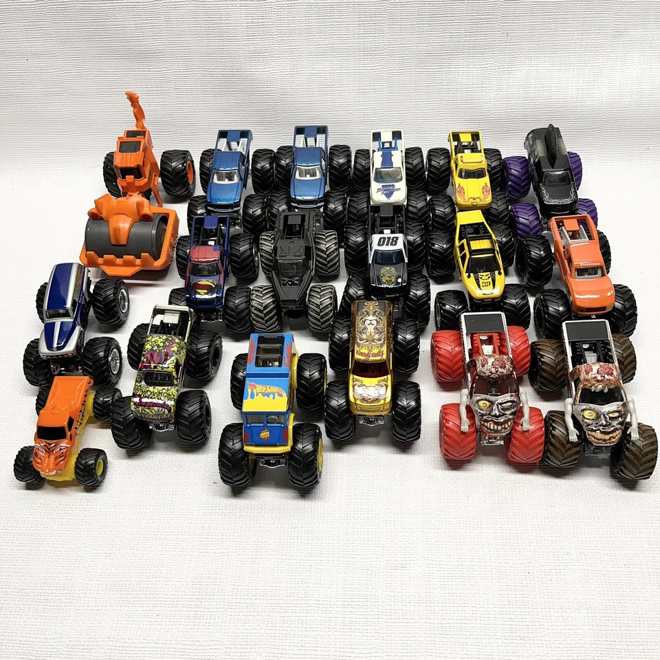 Lot Of 18 Hot Wheels Monster Jam Trucks Diecast - Image 1 of 4