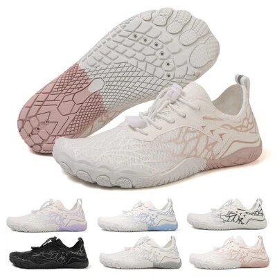 MARKENLOS Barfußschuhe Damen Wasserschuhe Herren Fünf Zehen Barefoot Sneaker Turnschuhe