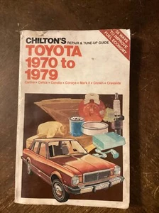 Chilton 6838 Manual Toyota 1970-1979 Carina Celica Corolla Mark II Crown - Used - Picture 1 of 2