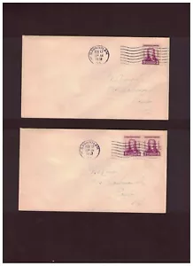 2 FIRST DAY U. S. COVERS 3 cent GEORGIA BICENTENNIAL 1933 SCOTT #726 - Picture 1 of 2