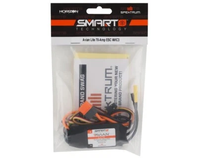Spektrum RC Avian Lite 70-Amp Brushless Smart ESC w/IC3 Connector SPMXAE70B - Image 1 of 3