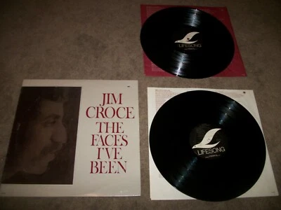 Jim Croce - The Faces I've Been Double LP Set 1975 Lifesong LS900 VG+ VINYL  - Image 1 of 4