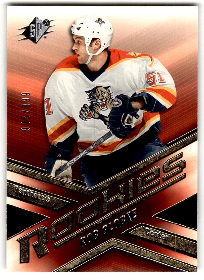 Rob Globke 2005-06 SPx Rookie /999 #262 Florida Panthers - Image 1 of 2
