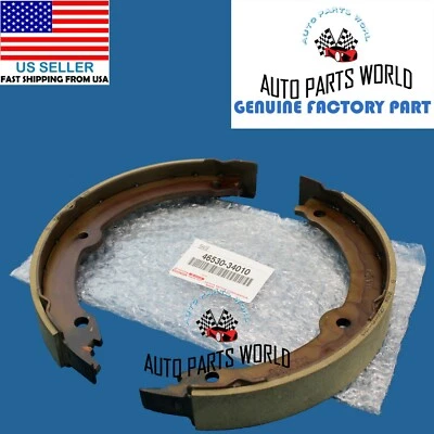 JUEGO ZAPATAS FRENO ESTACIONAMIENTO RH O LH ORIGINALES TOYOTA TUNDRA SEQUOIA LAND CRUISER LX570 Foto 1 de 3