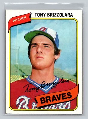 Tony Brizzolara #156 1980 Topps Atlanta Braves RC - Image 1 of 2