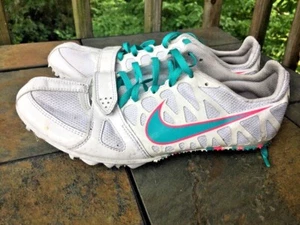 SALE @ Nearly New NIKE RIVAL S Sprint Running Cleats Shoes Womens Sz 8.5 ❤️b1 - Picture 1 of 12