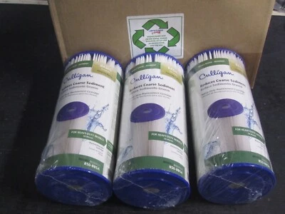 3 Pack Culligan R50-BBSA-D R50-BBSA 50 Micron Whole House Sediment Water Filter - Image 1 of 4