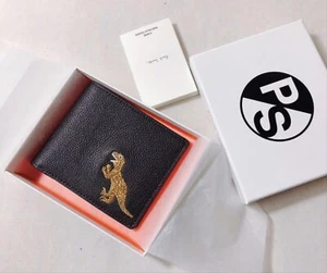 ⚡VERY RARE⚡ PAUL SMITH Embroidered Leather Dino Wallet *NEW W/TAGS* 🦖 - Picture 1 of 7