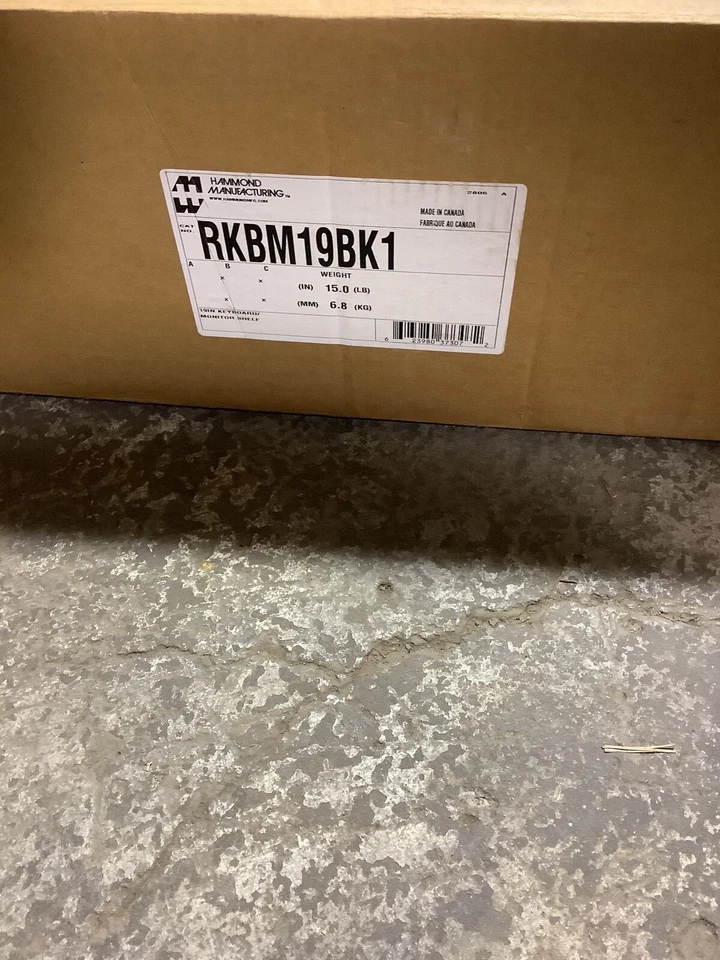 Hammond Manufacturing Railmount 19” Shelf Rack - Image 1 of 4