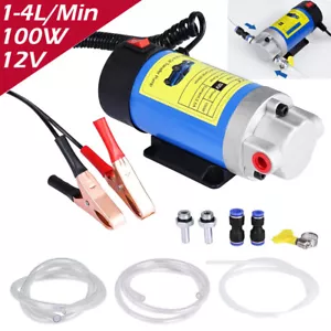 12V 100W Elektrisch Ölpumpe Ölabsaugpumpe Diesel Absaugpumpe Ölwechsel Pumpe DHL - Bild 1 von 17