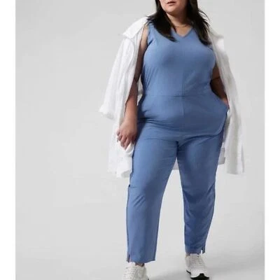 Mono para mujer Athleta azul Brooklyn talla grande 24 nuevo con etiquetas Foto 1 de 4