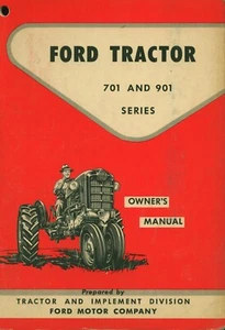1958 Series 701 and 901 Tractor ~ Owners Operators Manual Used - Picture 1 of 3