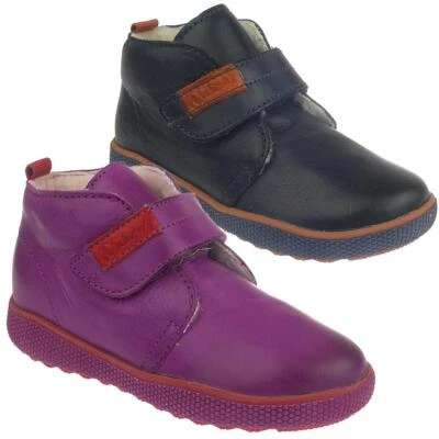 NATURINO 5610 Knöchelschuh Glattleder mit Wollfutter blau oder pink Gr. 26-32