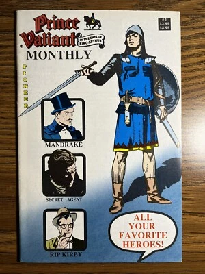 PRINCE VALIANT MENSUAL 1 LEE FALK STORY HAL FOSTER PORTADA PIONEER COMICS 1989 Foto 1 de 2