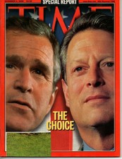 Time Magazine November 6 2000 George W Bush Al Gore Special Report