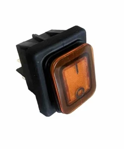 Interruttore Bipolare Luminoso On/Off 22x30mm ARANCIONE A SOFFIETTO 3319512 - Imagen 1 de 4