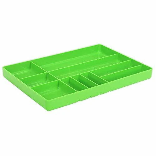 Sealey Tools SPT01HV Tool and Parts Organiser Storage Tray - Hi-Vis Green - Image 1 of 1