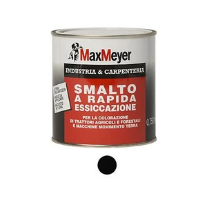 SMALTO RAPIDA ESSICCAZIONE MAX MEYER NERO PROFONDO LUCIDO Lt 0,75 - Foto 1 di 2