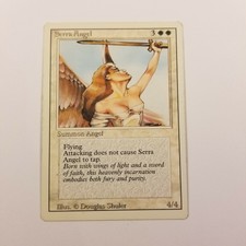MAGIC THE GATHERING MTG Revised 1994 Serra Angel 100% authentic vintage magic 05