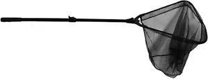 Frabill Folding Sturdy LightWeight Fishing Net, Black/Transparent - Picture 1 of 3