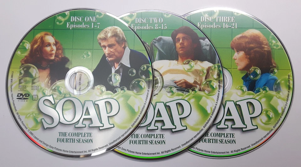 Soap - The Complete Fourth Season (DVD 3 discs) Season 4 — 第 1/1 张图片