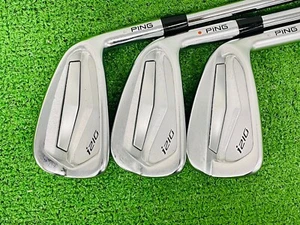 Ping i210 Iron 5-9+PW RH Ping AWT 2.0 Lite Stiff Flex Orange Dot Shaft G12305 - Picture 1 of 7