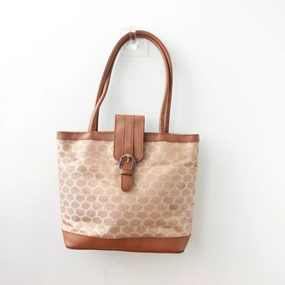 Bolso Roberta Di Camerino Marrón Cubo Cuero Italiano Bolso de Hombro Cartera ITALIA Foto 1 de 4