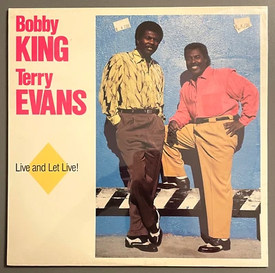 BOBBY KING & TERRY EVANS Live And Let Live SEALED 1988 VINYL LP US Blues Soul - Image 1 of 2