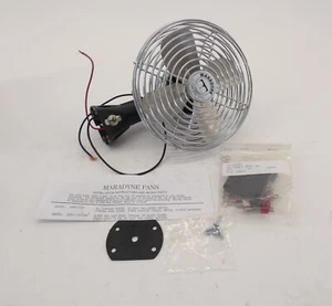 Maradyne F-320048 Ventilatore Cruscotto 48V Resistente 2SPD Cromato - NUOVO Eccedenza! - Foto 1 di 11