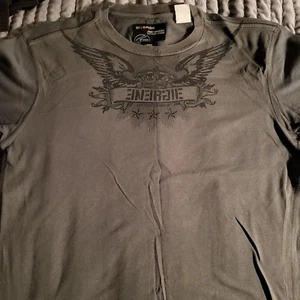 Energie Tee Shirt with Motife Design. Mens Size Large, Colour: Grey - Picture 1 of 2