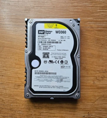 WD Western Digital 3.5" SATA 1.5Gb/s 36GB 10K RPM Hard Drive WD360GD-00FLA2 - Image 1 of 4