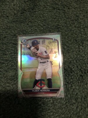 2023 Yilber Herrera Topps Bowman Chrome Lunar Glow No.BCP-86 - Minnesota Twins  - Image 1 of 4