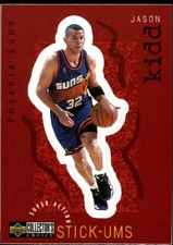 1997-98 Collector's Choice Stick-Ums Suns Basketball Card #S21 Jason Kidd  