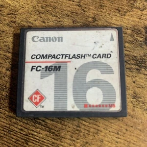 Canon 16MB FC-16M MEGABYTE CF Compact Flash Camera Memory Card - Picture 1 of 2